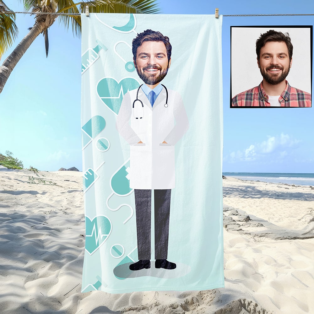 Doktor Erkek Plaj ve Spor Havlusu