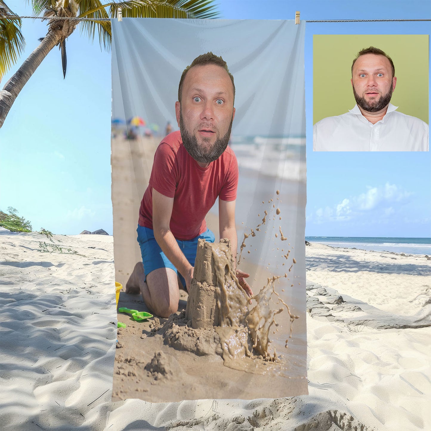 Kişiye Özel Fotoğraflı Plaj ve Spor Havlusu 116416