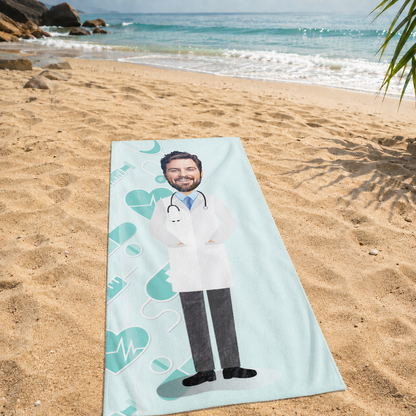 Doktor Erkek Plaj ve Spor Havlusu