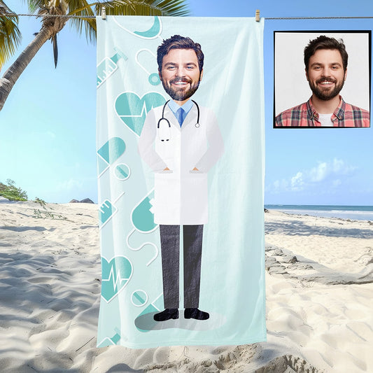 Doktor Erkek Plaj ve Spor Havlusu