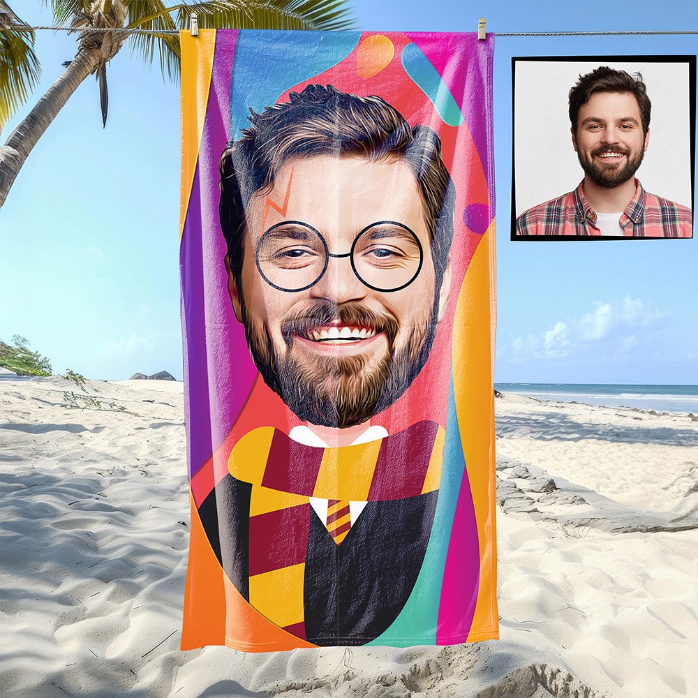 Harry Potter Modelli Erkek Plaj ve Spor Havlusu