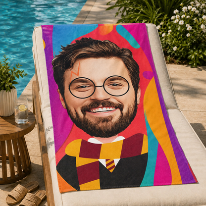 Harry Potter Modelli Erkek Plaj ve Spor Havlusu