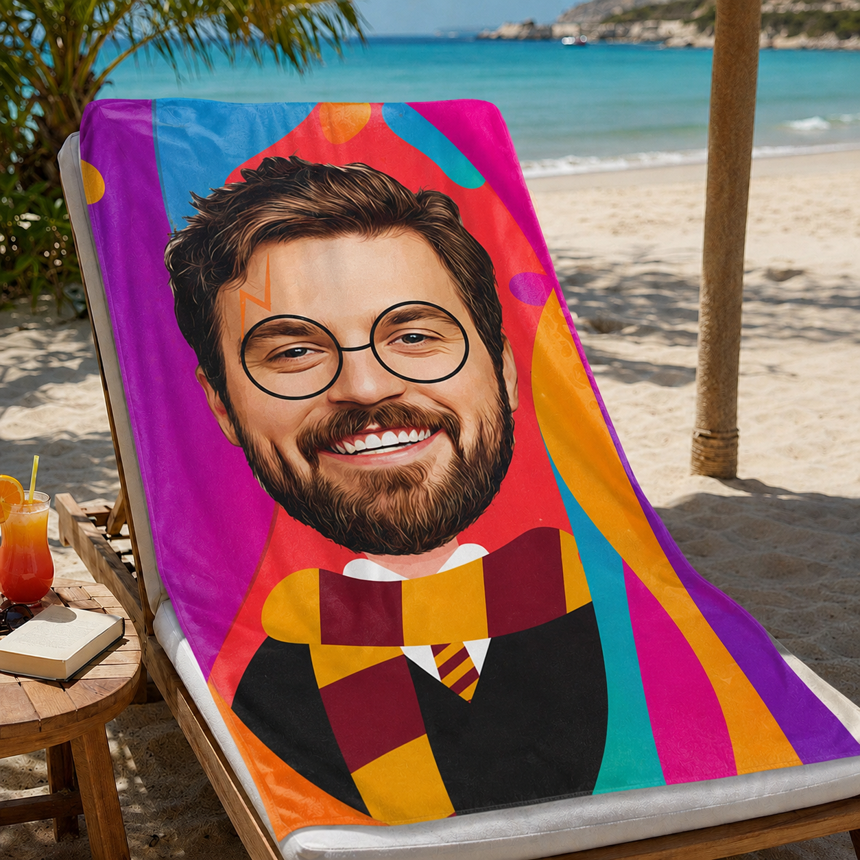 Harry Potter Modelli Erkek Plaj ve Spor Havlusu