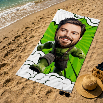 Hulk Modelli Plaj ve Spor Havlusu