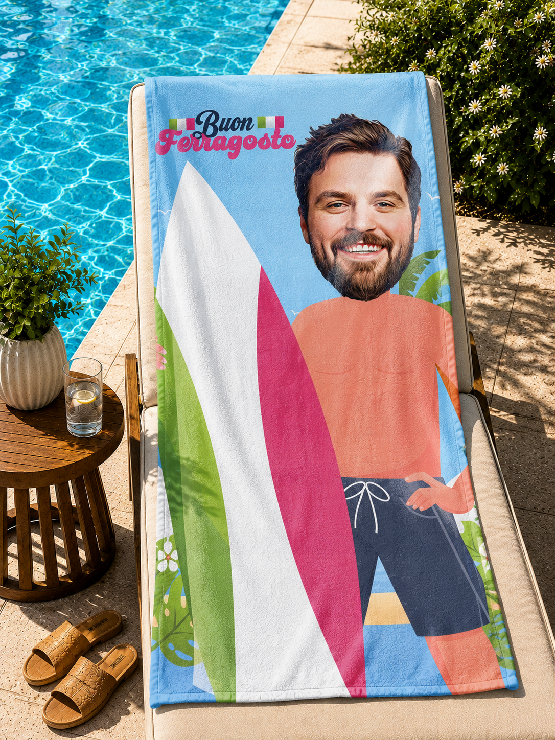 Erkek Sörf Plaj ve Spor Havlusu 3