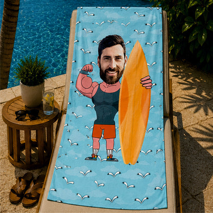 Sörf Tahtalı Erkek Plaj ve Spor Havlusu 2