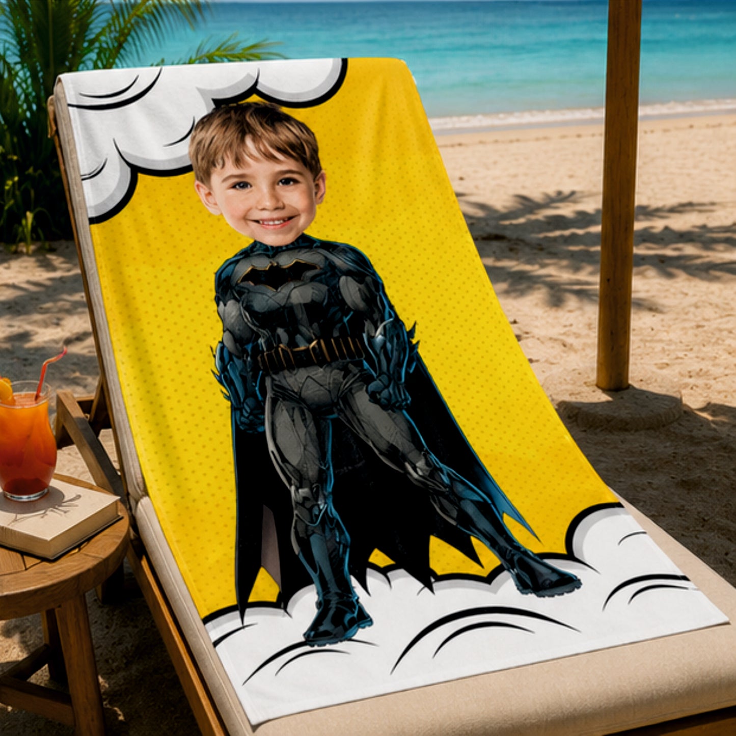 Çocuk Marvel Bebek Plaj ve Spor Havlusu 115791
