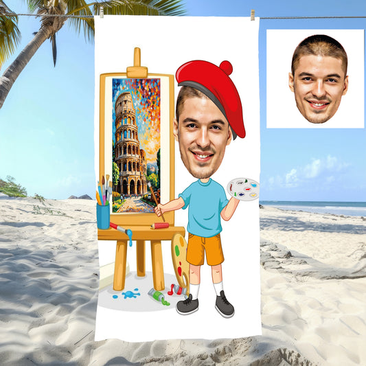 Ressam Bebek Plaj ve Banyo Havlusu 115822
